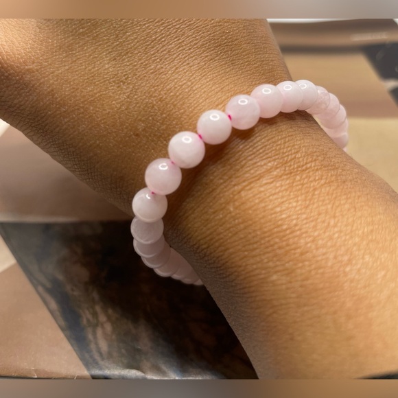 Rose Quartz Bracelet Natural gemstone bracelet - Picture 4 of 8